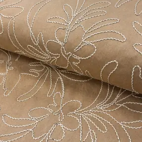 Semiš Tape flower beige