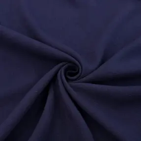 Viskóza s ľanom WASHED navy