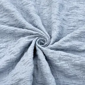 Bavlnená látka SMOGGED EMBROIDERY baby blue