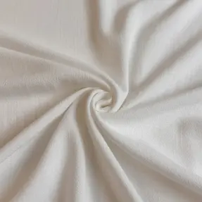 Viskóza s ľanom WASHED off white