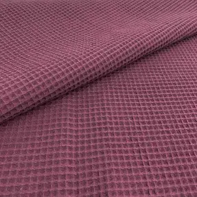 Bavlna s vaflovou väzbou purple
