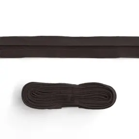 Lemovací prúžok bavlna - 3 m dark choco