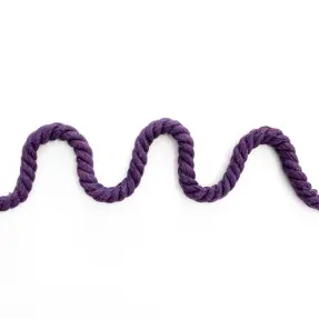 Bavlnená šnúra točená 8 mm purple