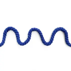 Bavlnená šnúra točená 8 mm cobalt
